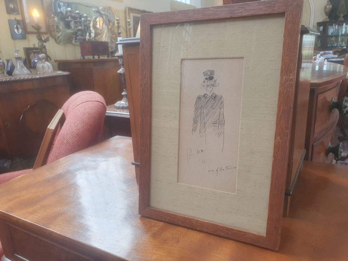 'Phil May' Pen And Ink Illustration Signed Caricature, 1864-1903